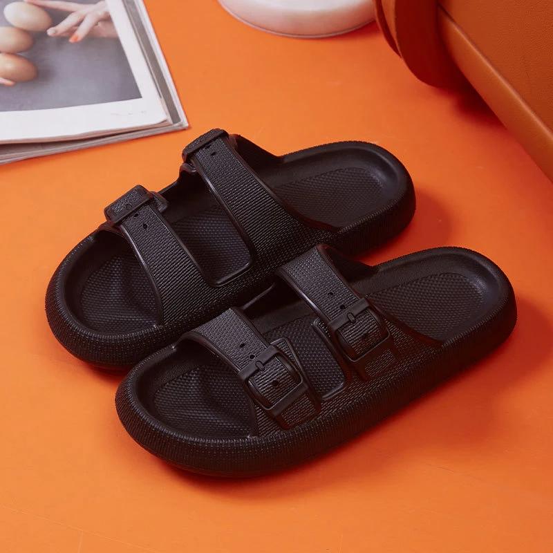 Fashion Thick Platform Cloud Slippers Women Fashion Buckle Soft Sole Pillow Slides Sandals Woman 2025 Summer Beach Non-Slip Flip Flops 36-37 чёрный
Fashion Thick Platform Cloud Slippers Women Fashion Buckle Soft Sole Pillow Slides Sandals Woman 2025 Summer Beach Non-Slip Flip Flops 36-37 чёрный