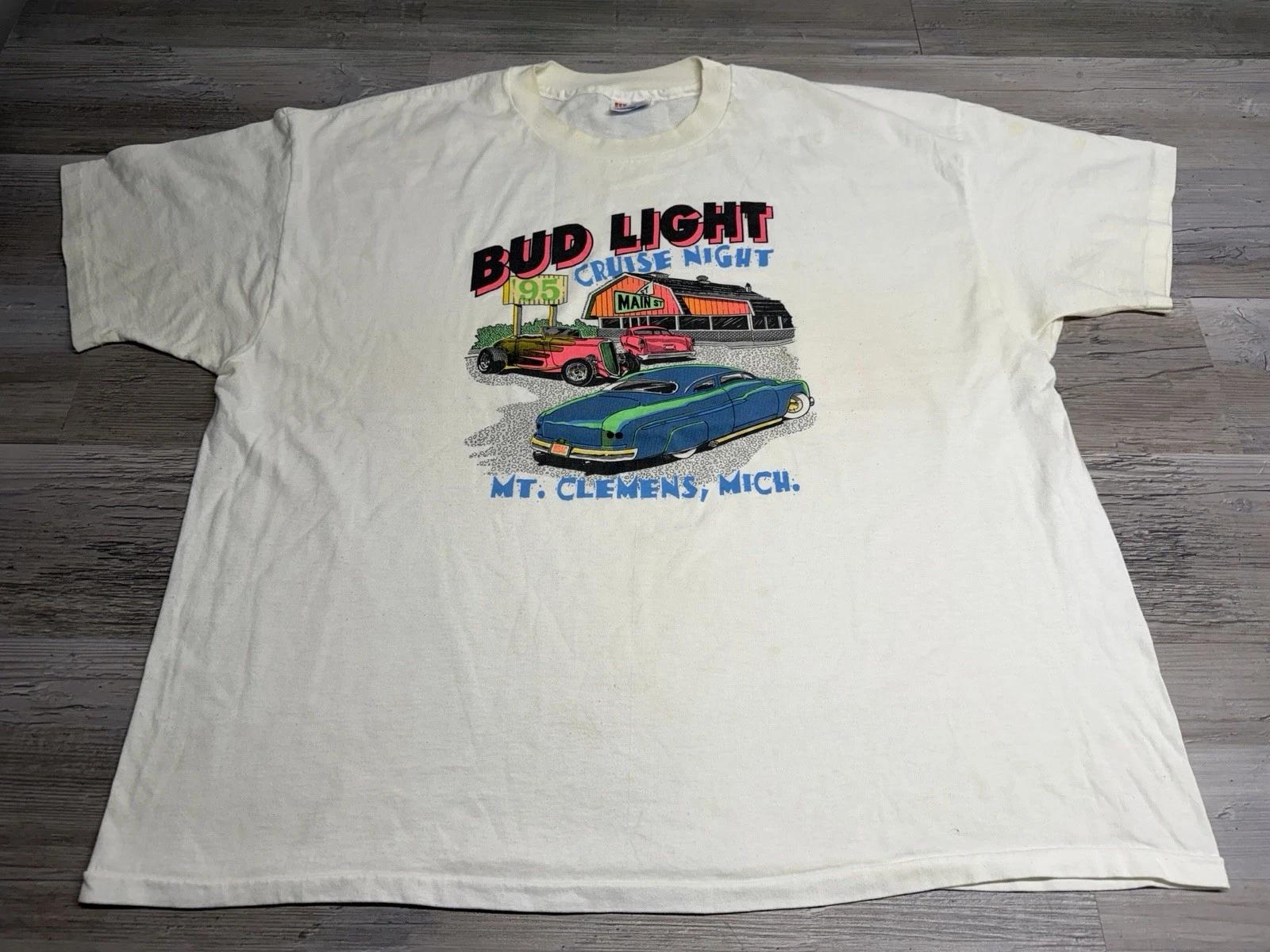 Vintage Classic Hot Rod Car Show 90s Single Stitch Bud Light Cruise Night Sz 2XL L
Vintage Classic Hot Rod Car Show 90s Single Stitch Bud Light Cruise Night Sz 2XL L