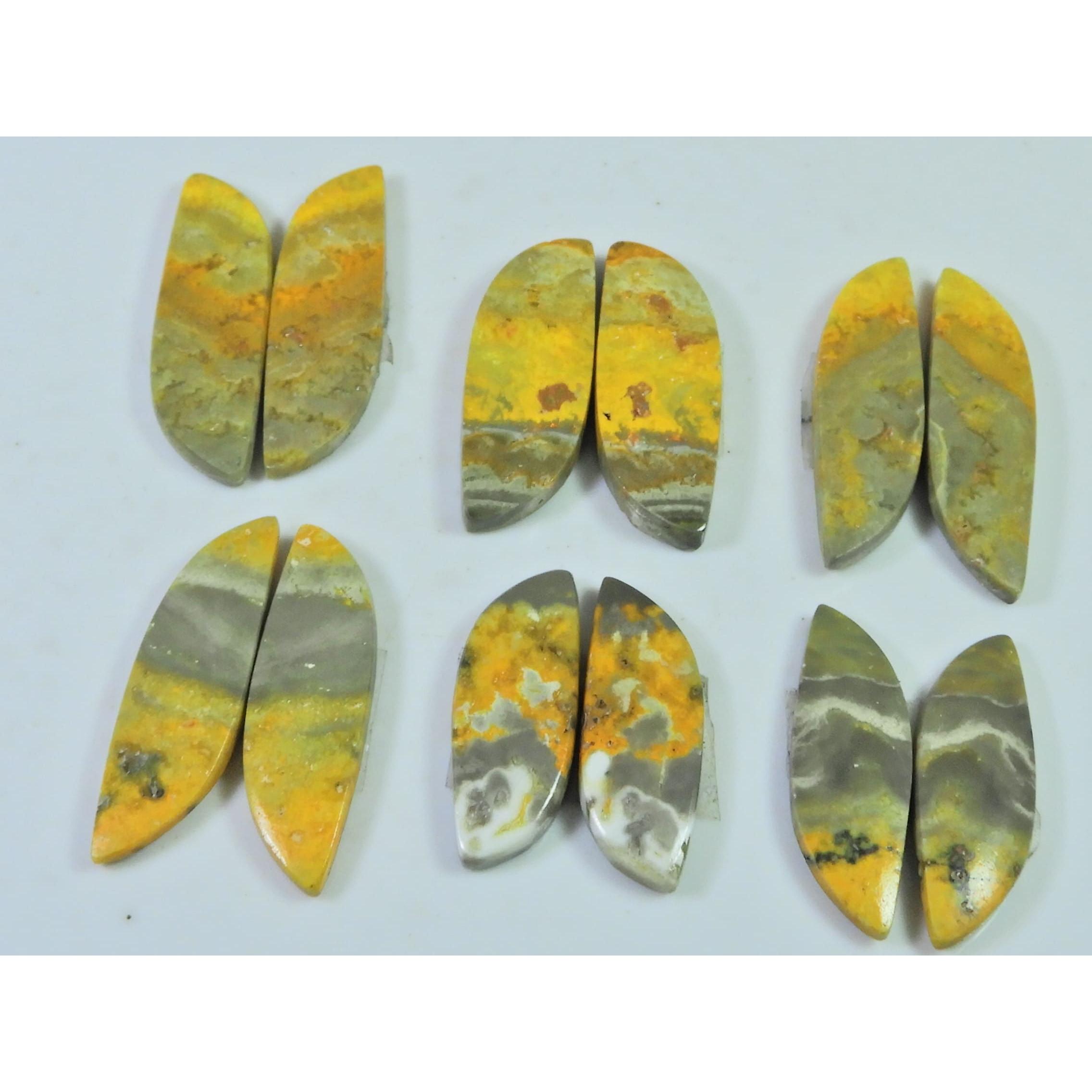 25-30 MM Natural Bumble Bee Jasper Pair Fancy Cabochon Gemstone 06 Pair Lot C-748
25-30 MM Natural Bumble Bee Jasper Pair Fancy Cabochon Gemstone 06 Pair Lot C-748