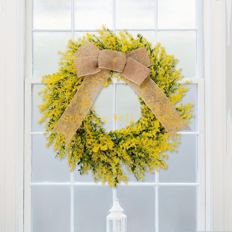KX4B Artificial Yellow Leaf Wreath Spring Wreath for Front Door Farmhouses Garden China Mainland
KX4B Artificial Yellow Leaf Wreath Spring Wreath for Front Door Farmhouses Garden China Mainland