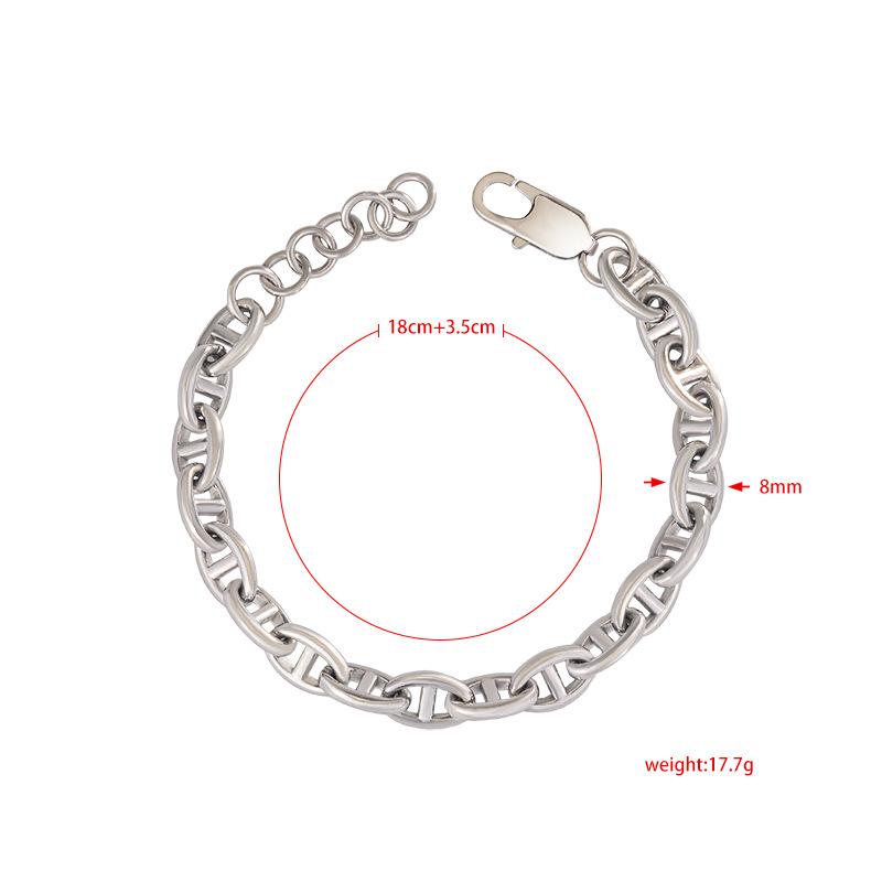 Персонализированный многоцветный браслет-цепочка из титановой стали 8 мм для женщин серебряный
Персонализированный многоцветный браслет-цепочка из титановой стали 8 мм для женщин серебряный