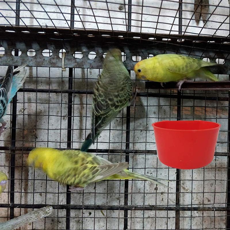 20Pcs Bird Hopper Cage Cup Bird Feeder Food Trough Food Box Feed Tray Easy To Clean Semi-Circular Plastic Hanging Box красный
20Pcs Bird Hopper Cage Cup Bird Feeder Food Trough Food Box Feed Tray Easy To Clean Semi-Circular Plastic Hanging Box красный