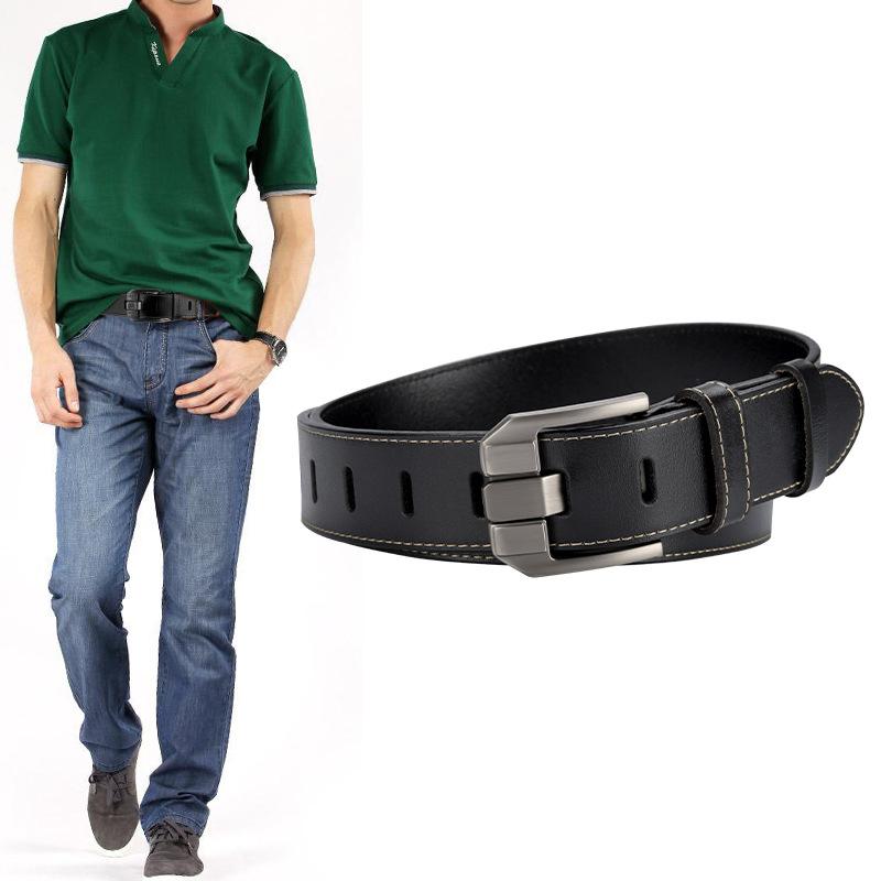Leather Belt Men S Pin Buckle Green Retro Casual Jeans Belt High Quality Cowhide Brand Belt 125Cm (including button head)
Leather Belt Men S Pin Buckle Green Retro Casual Jeans Belt High Quality Cowhide Brand Belt 125Cm (including button head)