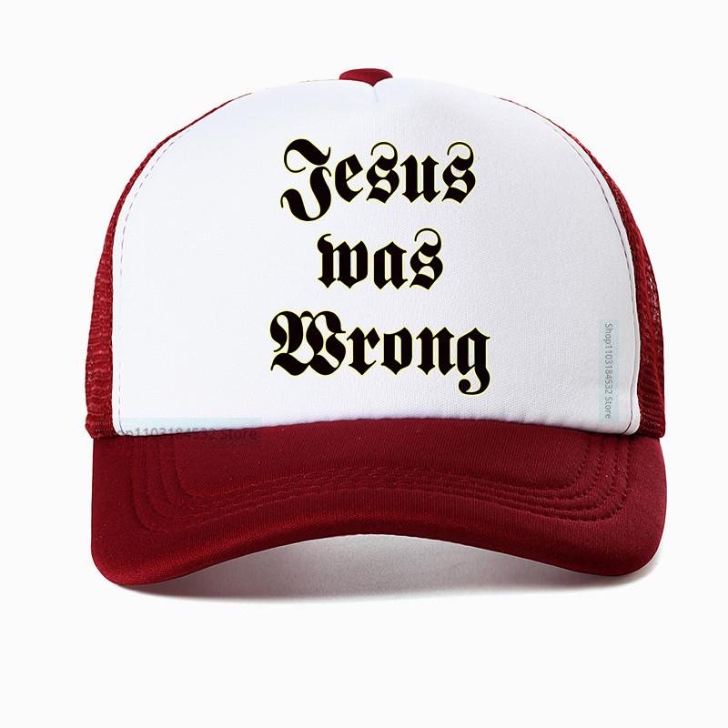 Jesus Was Wrong Unisex baseball cap Little Miss Sunshine sunhat Unisex Women Harajuku Casual Mesh Breathable sports hats Adjustable
Jesus Was Wrong Unisex baseball cap Little Miss Sunshine sunhat Unisex Women Harajuku Casual Mesh Breathable sports hats Adjustable