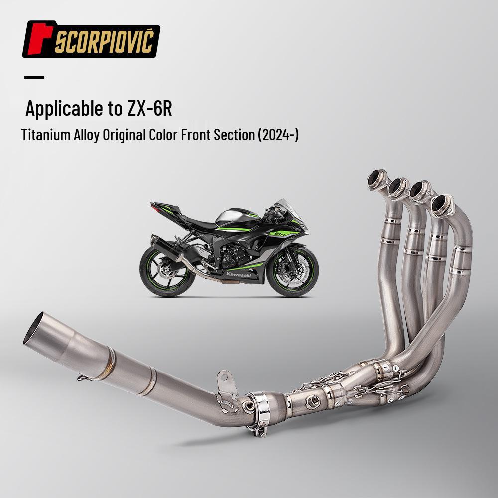 ZX6R Titanium Alloy Motorcycle Exhaust Muffler Set
ZX6R Titanium Alloy Motorcycle Exhaust Muffler Set