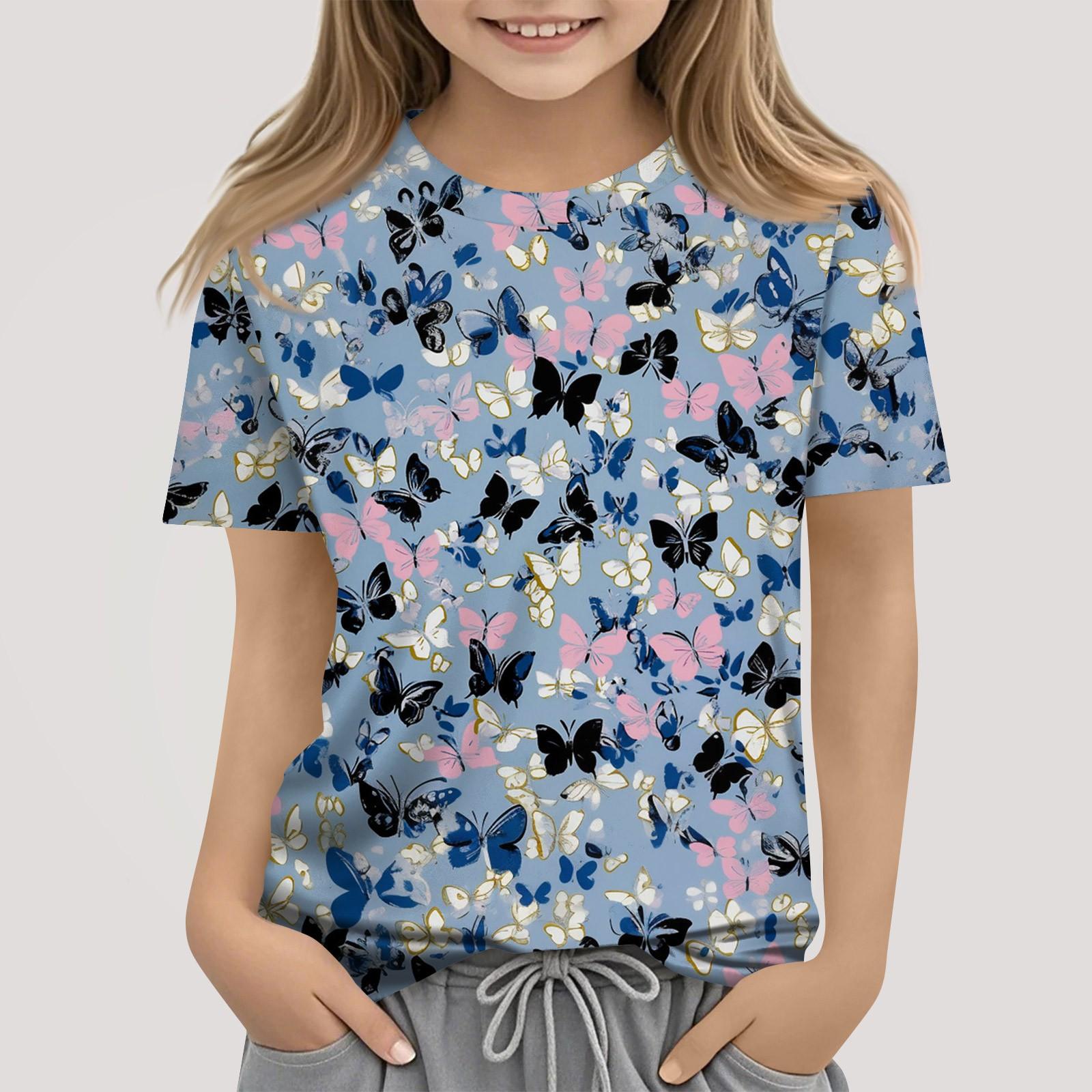 Children s Fashion Casual Short Sleeve Animal Floral Print Round Neck T-Shirt Top 140
Children s Fashion Casual Short Sleeve Animal Floral Print Round Neck T-Shirt Top 140