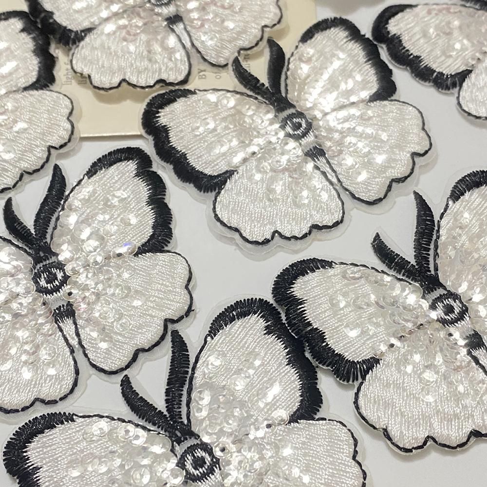 5 шт. Блестящие вышитые нашивки-аппликации в виде бабочек для украшения одежды
5 шт. Блестящие вышитые нашивки-аппликации в виде бабочек для украшения одежды