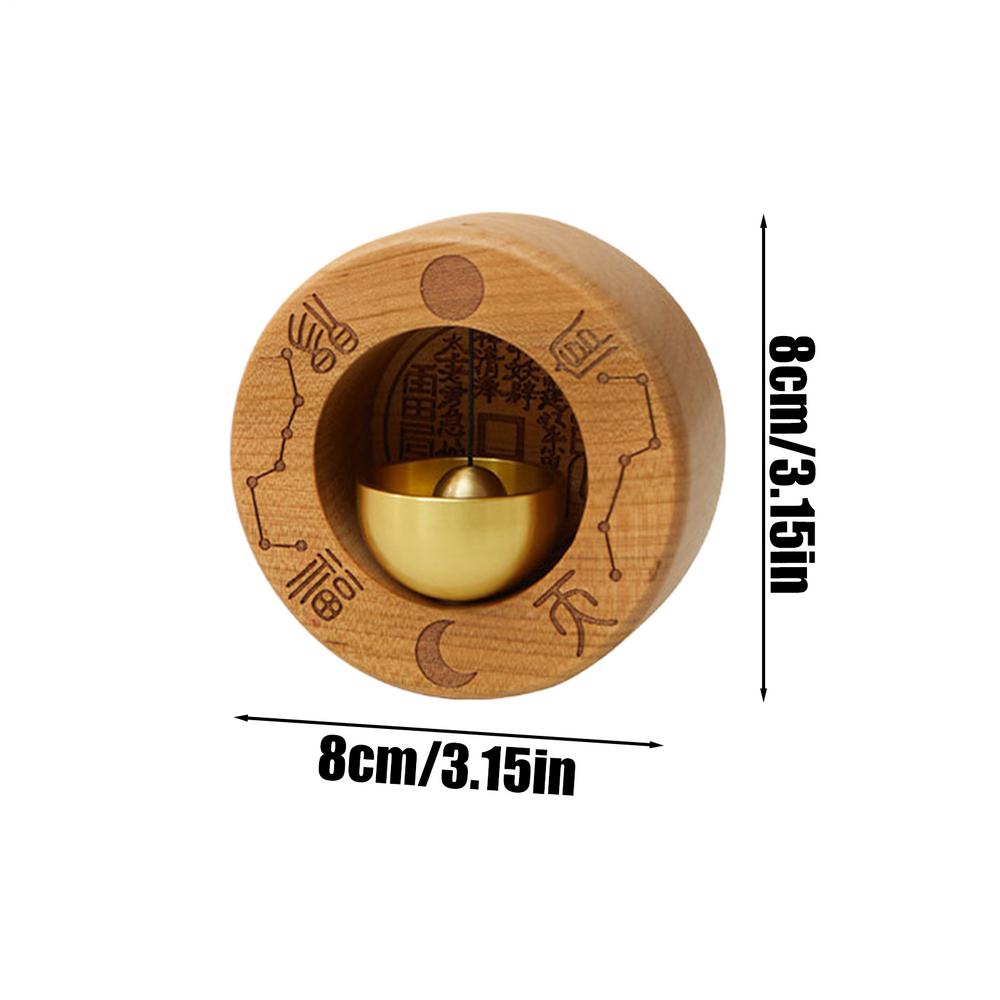 wood+brass Wind Chimes Magnetic Doorbell Hanging Decor Loud Door Bell Entering Reminder for Commercial Entry Home Decoration
wood+brass Wind Chimes Magnetic Doorbell Hanging Decor Loud Door Bell Entering Reminder for Commercial Entry Home Decoration