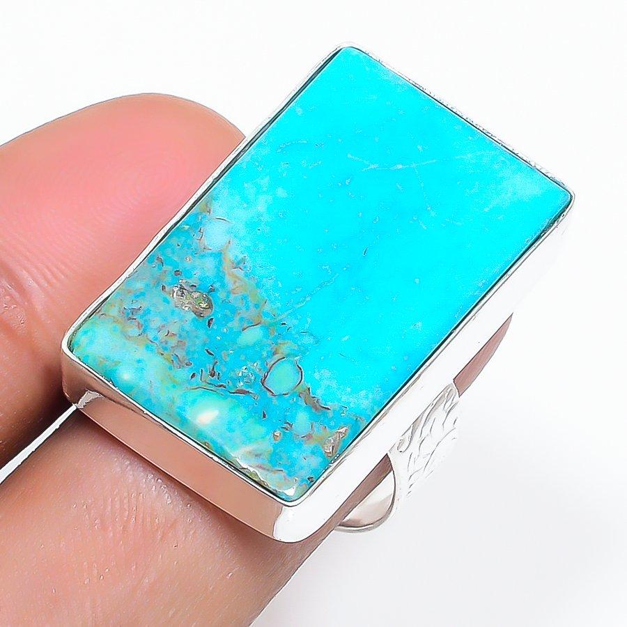 Natural Chrysocolla Gemstone 925 Sterling Silver Jewelry Ring Size 7 J7F64
Natural Chrysocolla Gemstone 925 Sterling Silver Jewelry Ring Size 7 J7F64