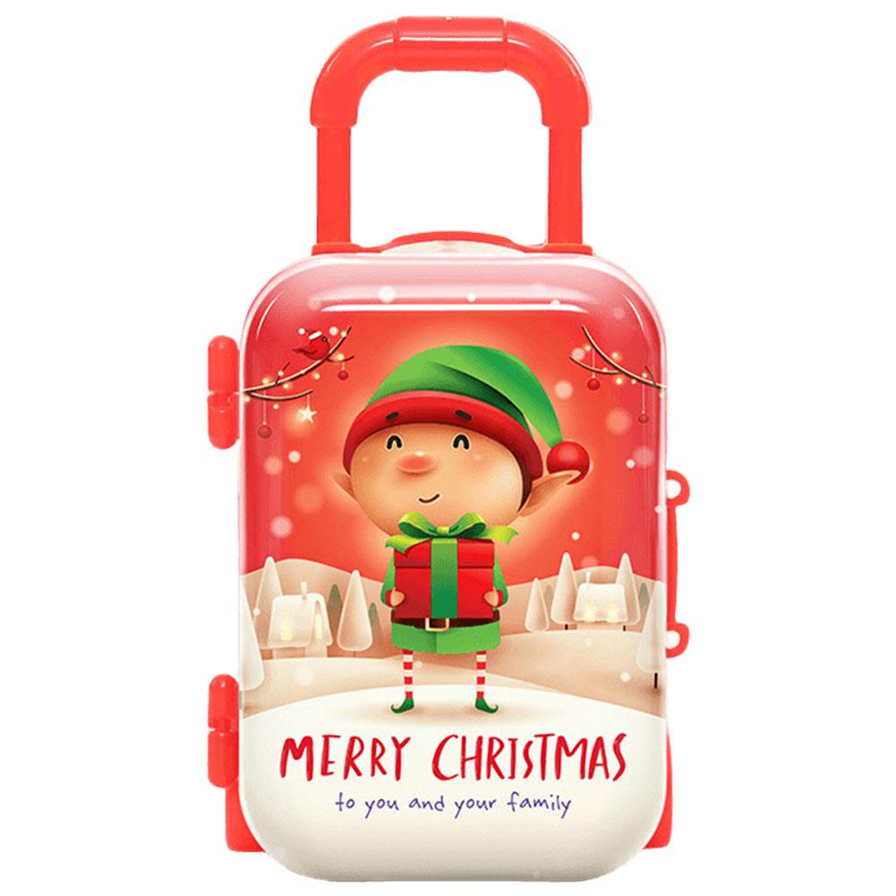 Christmas Creative Gift Suitcase Santa Claus Snowman Elk Elf Cartoon Suitcase Candy Box Festival Theme for Dollhouse Decoration 9.5x6cm
Christmas Creative Gift Suitcase Santa Claus Snowman Elk Elf Cartoon Suitcase Candy Box Festival Theme for Dollhouse Decoration 9.5x6cm