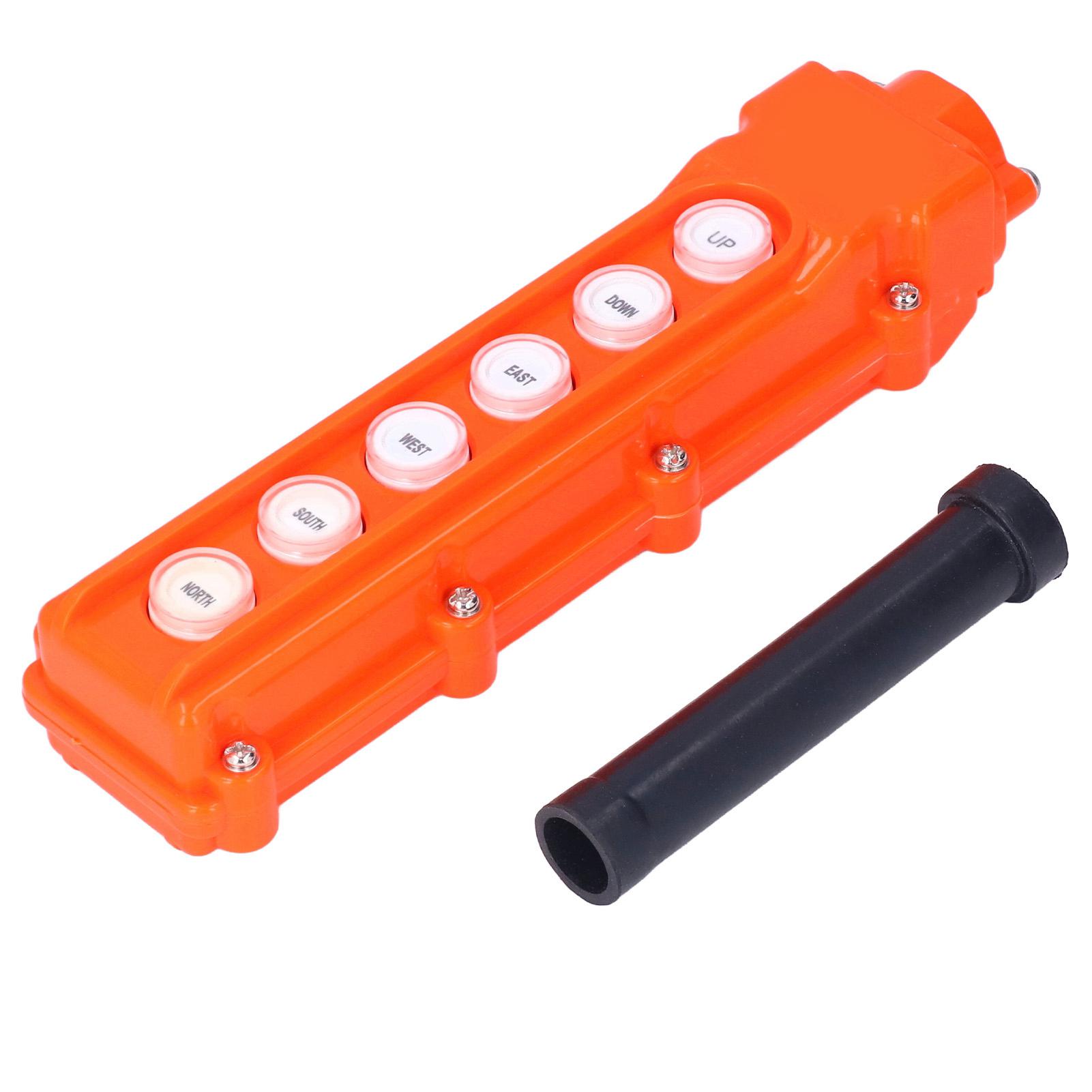 Push Button Switch Box Rainproof Handheld Hoist Crane Pendant Control Station Box 220V500V
Push Button Switch Box Rainproof Handheld Hoist Crane Pendant Control Station Box 220V500V