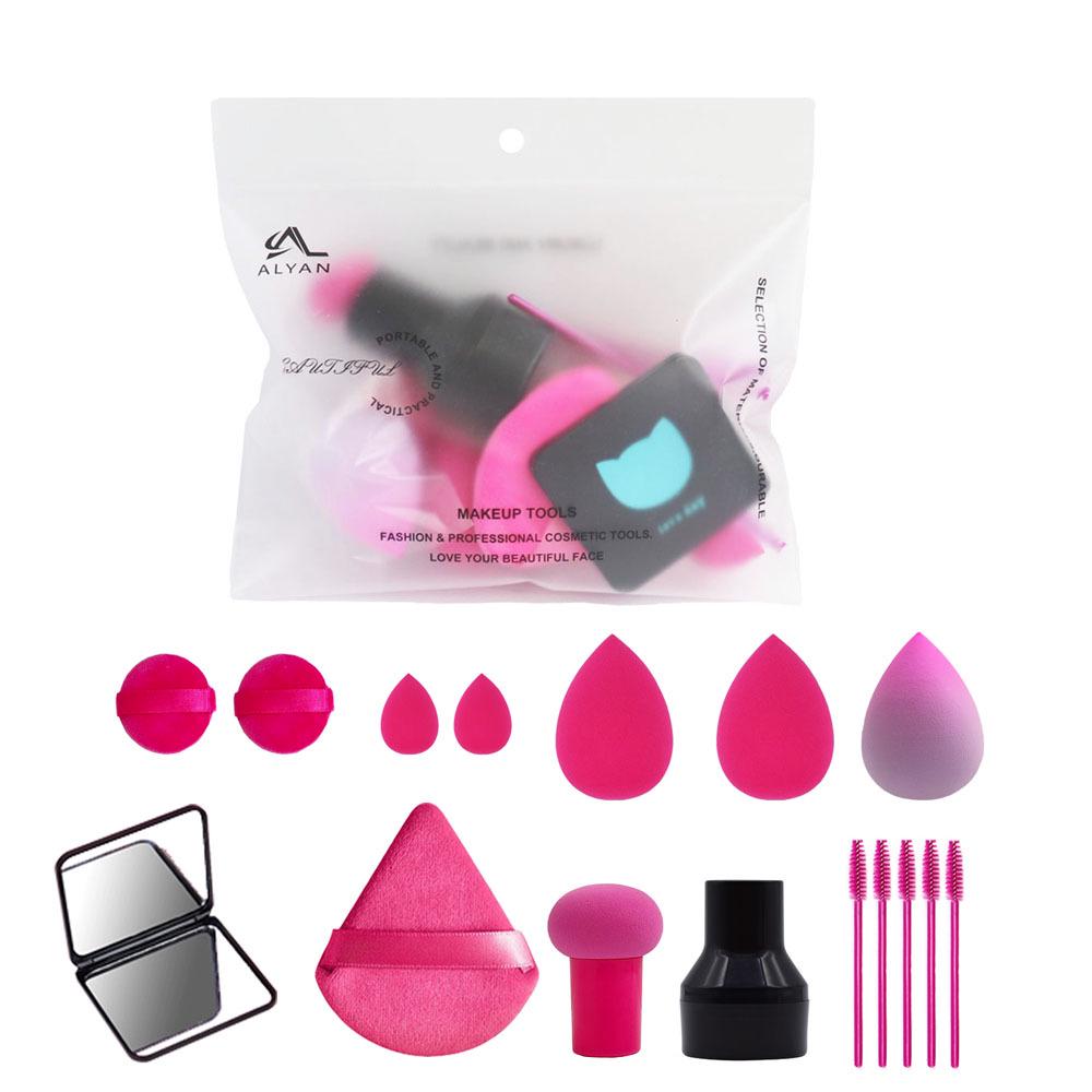 ALYAN 16-Piece Makeup Set: Mirror, Sponge, Water Drop Blender, Eyelash Brush, Mushroom Puff
ALYAN 16-Piece Makeup Set: Mirror, Sponge, Water Drop Blender, Eyelash Brush, Mushroom Puff