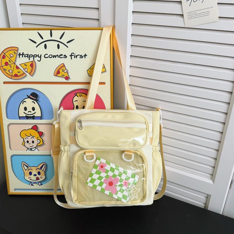 2025 new contrasting nylon cloth tutoring bag for female students, large-capacity female shoulder Mori students, tutoring bag, pain bag жёлтый
2025 new contrasting nylon cloth tutoring bag for female students, large-capacity female shoulder Mori students, tutoring bag, pain bag жёлтый