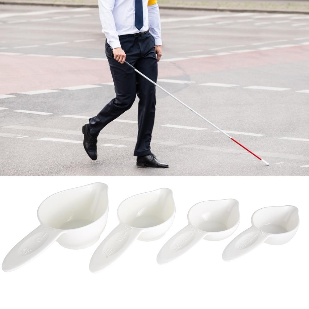 4Pcs/Set Portable Braille Measuring Spoon Cup Kitchen Cooking Baking Tool Accessory
4Pcs/Set Portable Braille Measuring Spoon Cup Kitchen Cooking Baking Tool Accessory