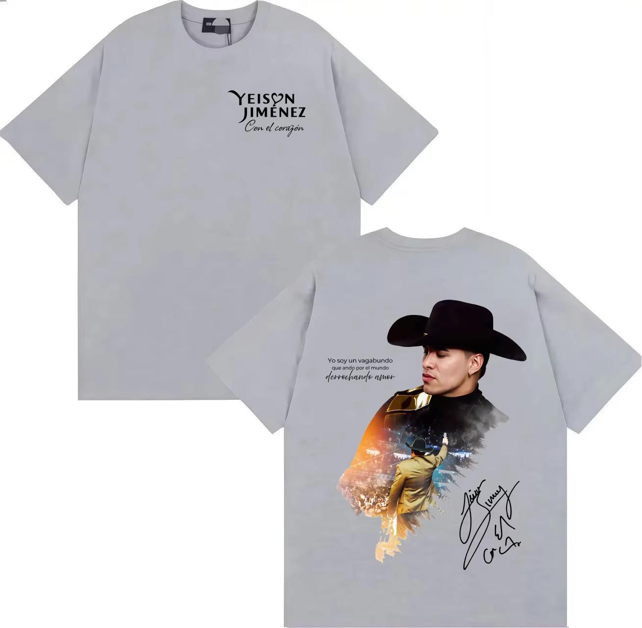 Singer Yeison JiUnisexez Album 2026 Harajuku Print cotton Tops Unisex Women Tshirt Crewneck Streetwear Hip Hop Casual Summer T Shirt 4XL
Singer Yeison JiUnisexez Album 2026 Harajuku Print cotton Tops Unisex Women Tshirt Crewneck Streetwear Hip Hop Casual Summer T Shirt 4XL
