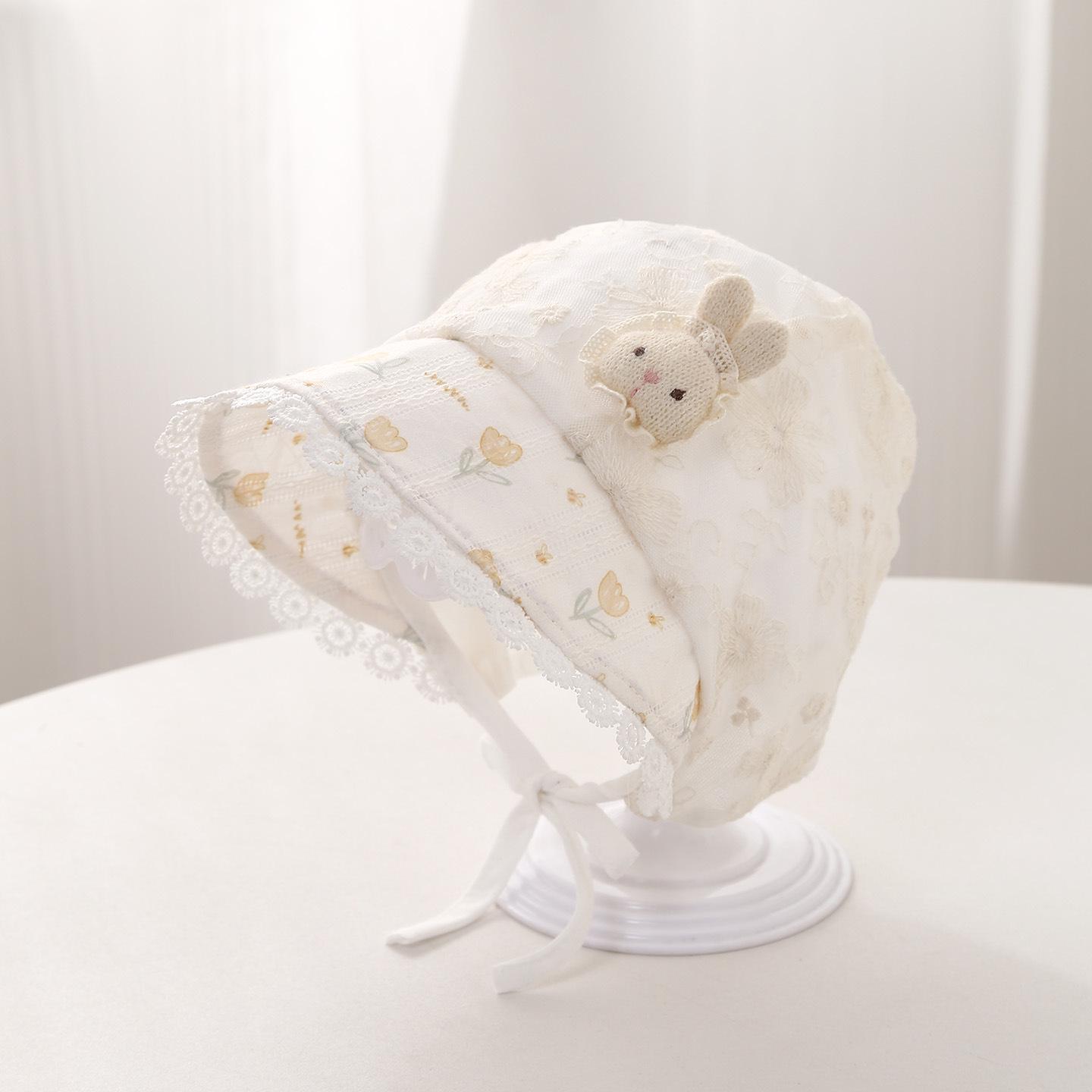Stylish Newborn Baby Girl Ear Protection Cap - Windproof Princess Hat for Spring/Autumn Circumference 48cm бежевий
Stylish Newborn Baby Girl Ear Protection Cap - Windproof Princess Hat for Spring/Autumn Circumference 48cm бежевий