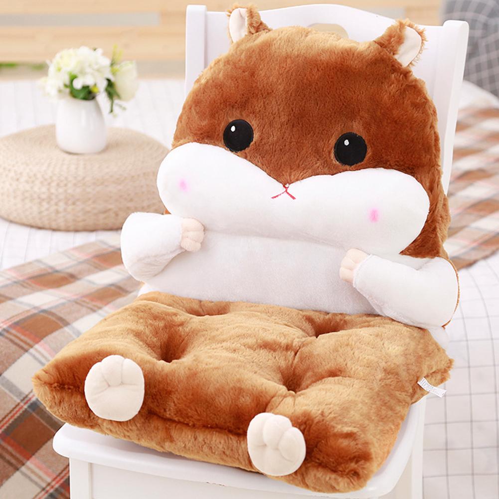 Detachable One piece Hamster Back Cushion Cute Chair Pad Mat Pillow Hand Warmer Decoration Gift Dark brown
Detachable One piece Hamster Back Cushion Cute Chair Pad Mat Pillow Hand Warmer Decoration Gift Dark brown
