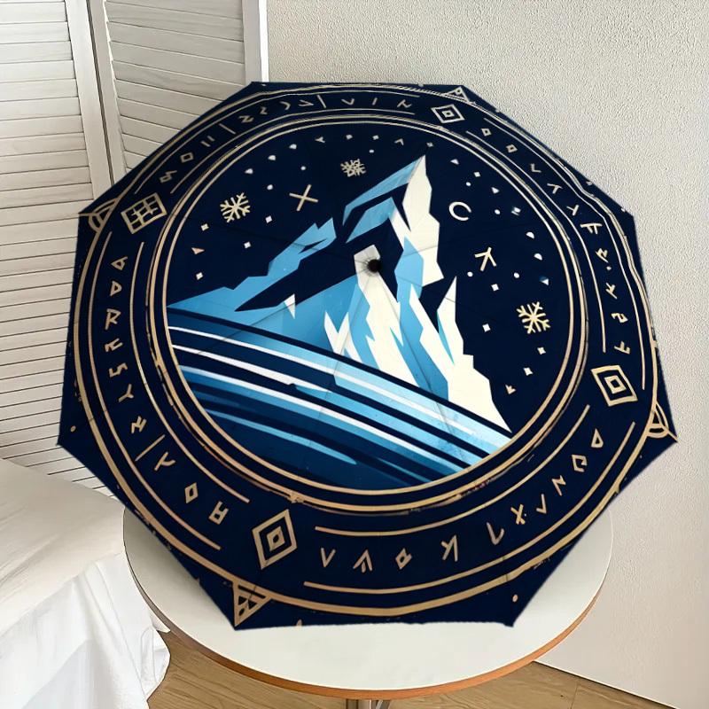 1pc Viking Mountains Umbrella with Plastic Handle,Suitable for All Seasons Home Travel Outdoor UmbrellaDD1013
1pc Viking Mountains Umbrella with Plastic Handle,Suitable for All Seasons Home Travel Outdoor UmbrellaDD1013