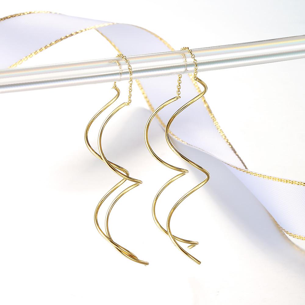 ZHOUYANG Ear Line For Women Simple Spiral Earrings Rose Gold Color Fashion Jewelry Brithday Friendship Gift ZYE243 ZYE319
ZHOUYANG Ear Line For Women Simple Spiral Earrings Rose Gold Color Fashion Jewelry Brithday Friendship Gift ZYE243 ZYE319