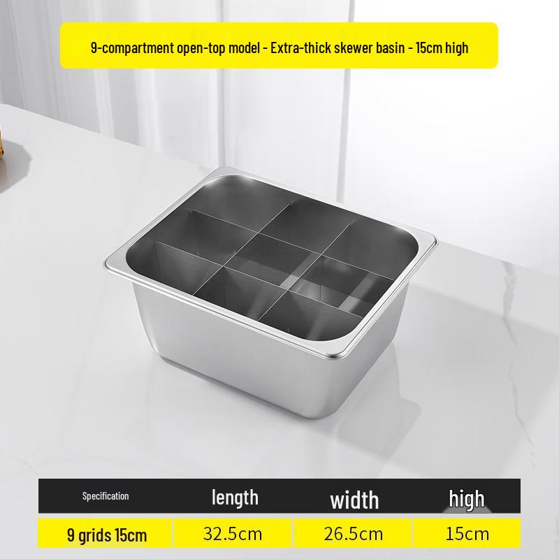 Shengjia Stainless Steel Divided Commercial Serving Pan
Shengjia Stainless Steel Divided Commercial Serving Pan