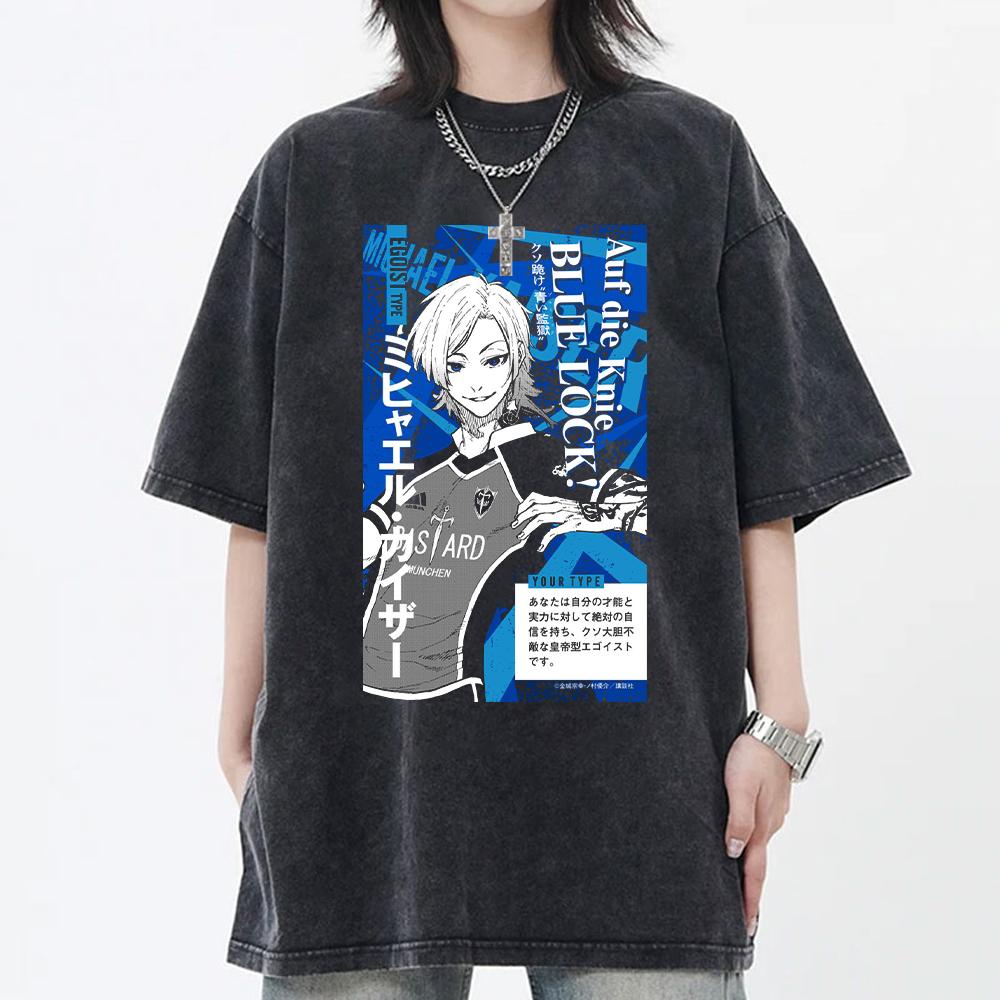 Anime BLUE LOCK Michael Kaiser Print Tee Men Casual Loose Washed Tshirts Manga Vintage T Shirt Harajuku Male Cotton T-shirt XXL синій
Anime BLUE LOCK Michael Kaiser Print Tee Men Casual Loose Washed Tshirts Manga Vintage T Shirt Harajuku Male Cotton T-shirt XXL синій