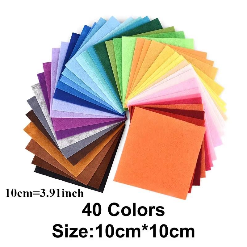 40pcs Colorful Nonwoven Needle Felting Fabric DIY Material Handmade Decorative Felt Patchwork Bag Cut & Paste Doll Sewing Crafts
40pcs Colorful Nonwoven Needle Felting Fabric DIY Material Handmade Decorative Felt Patchwork Bag Cut & Paste Doll Sewing Crafts