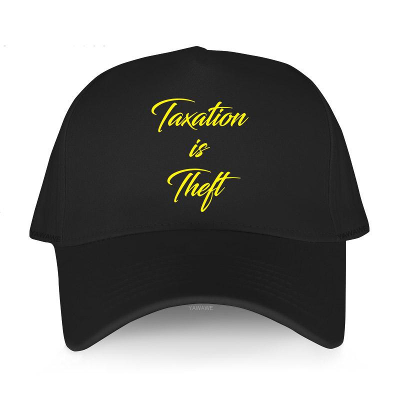 Hot sale Baseball Cap casual hats for Unisex Taxation Is Theft (Tea Party Libertarian) man Hip Hop short visor hat women Adult caps
Hot sale Baseball Cap casual hats for Unisex Taxation Is Theft (Tea Party Libertarian) man Hip Hop short visor hat women Adult caps