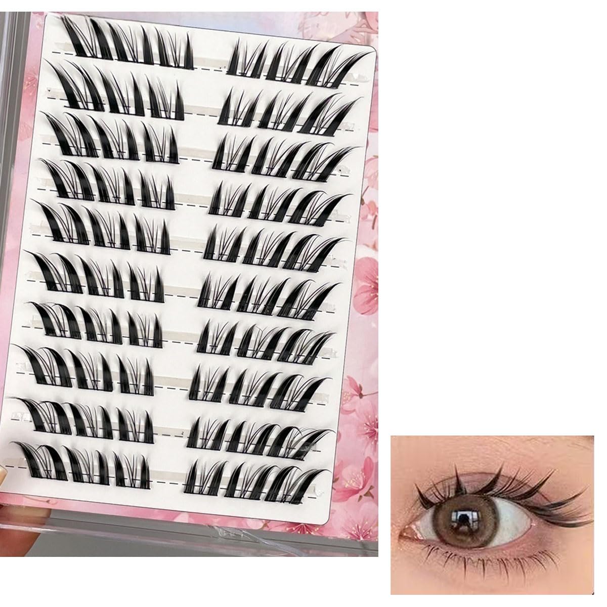 60 Pairs Large Capacity False Eyelashes - No Glue Required, Long-Lasting Adhesive, Cute, Three-Dimensional, Partial False Eyelashes, Adhesive
60 Pairs Large Capacity False Eyelashes - No Glue Required, Long-Lasting Adhesive, Cute, Three-Dimensional, Partial False Eyelashes, Adhesive