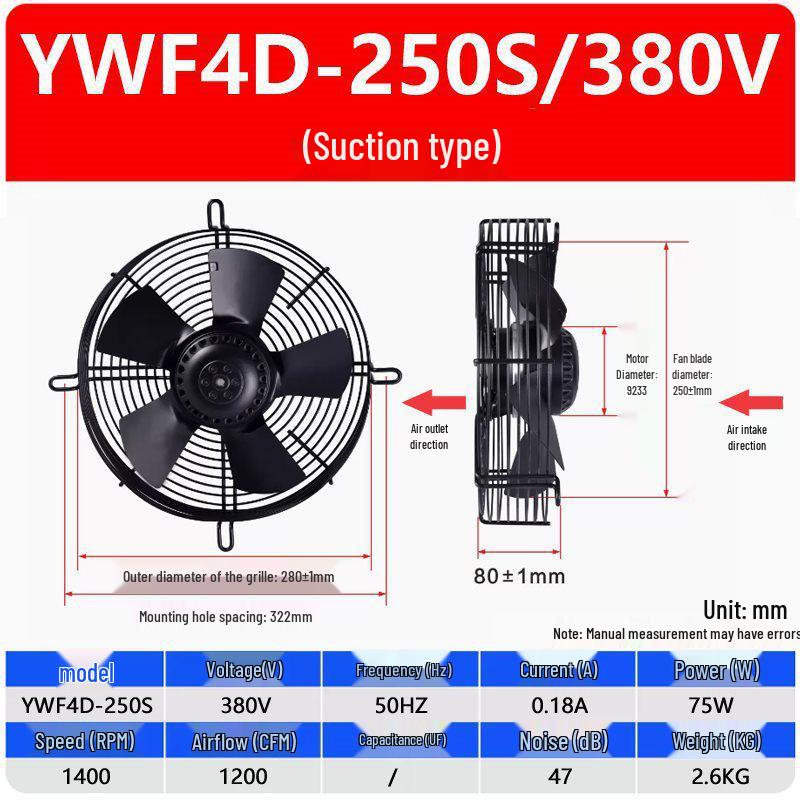 External Rotor Axial Fan for 4D/4E Condenser, Air Compressor, Refrigerant Dryer, Cold Storage Cooling, 220V/380V
External Rotor Axial Fan for 4D/4E Condenser, Air Compressor, Refrigerant Dryer, Cold Storage Cooling, 220V/380V