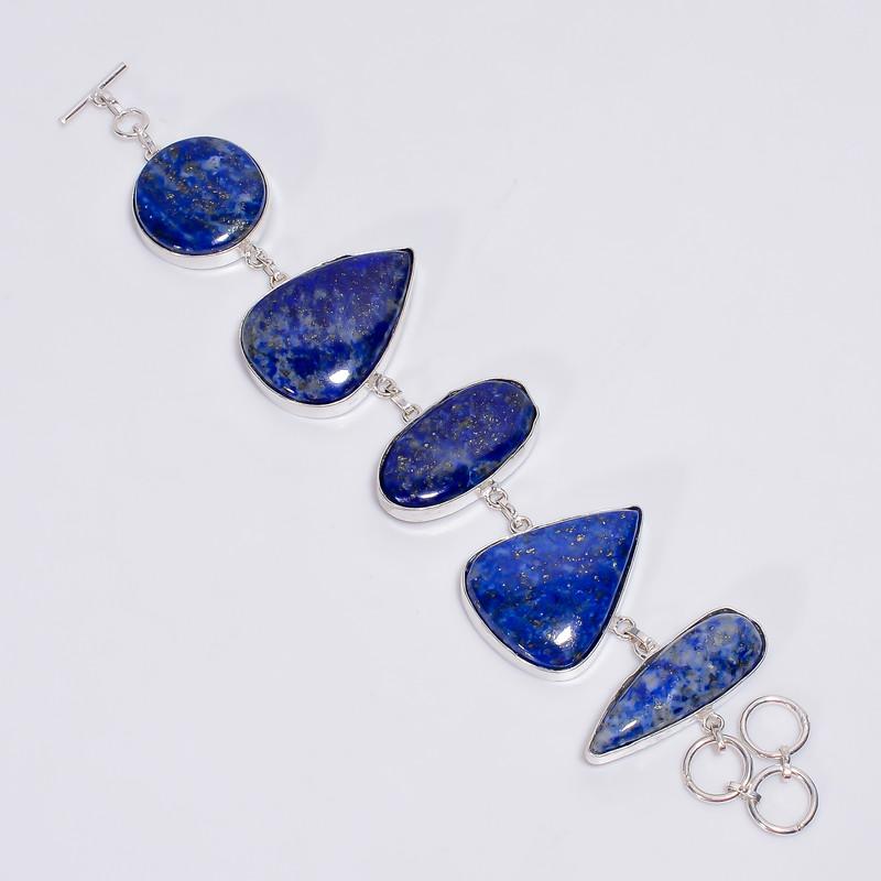 Elegant Top Grade Qualite 100% Natural Lapis Lazuli Oval Shape Ethnic Style Handmade Jewelry 925 Steling Silver Plated Bracelet 7-8 WSJ4689 7-8 синій
Elegant Top Grade Qualite 100% Natural Lapis Lazuli Oval Shape Ethnic Style Handmade Jewelry 925 Steling Silver Plated Bracelet 7-8 WSJ4689 7-8 синій