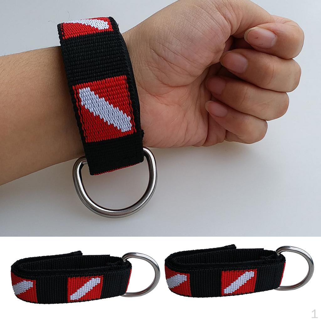 2 шт. Дайвинг-ремешок на запястье с D-кольцами
2 шт. Дайвинг-ремешок на запястье с D-кольцами