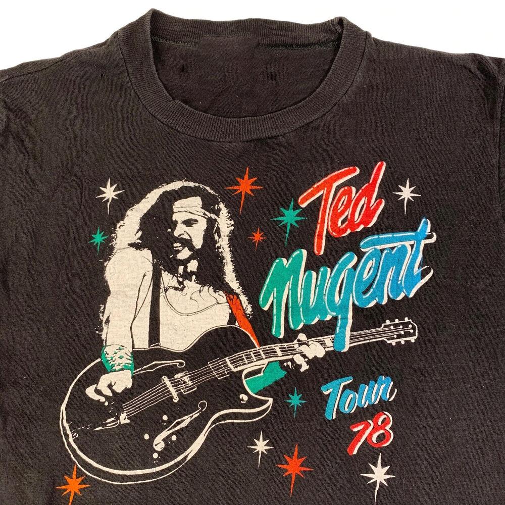 Ted Nugent Tour 78 Black Cotton Unisex Shirt S-234XL Short Sleeve QQ1400 Unisex T-Shirt L
Ted Nugent Tour 78 Black Cotton Unisex Shirt S-234XL Short Sleeve QQ1400 Unisex T-Shirt L