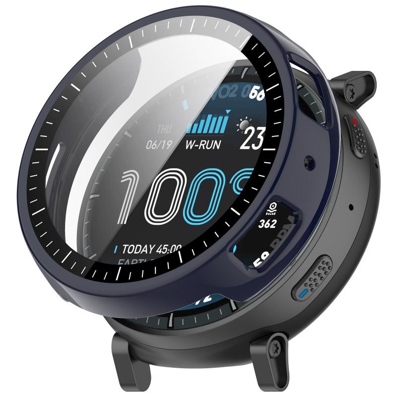 Захисний чохол з ПК + загартованого скла для Amazfit Active Max, протиударний, з захистом екрану, бампер, чохол повного покриття для Amazfit Active Max темно-синього кольору
Захисний чохол з ПК + загартованого скла для Amazfit Active Max, протиударний, з захистом екрану, бампер, чохол повного покриття для Amazfit Active Max темно-синього кольору