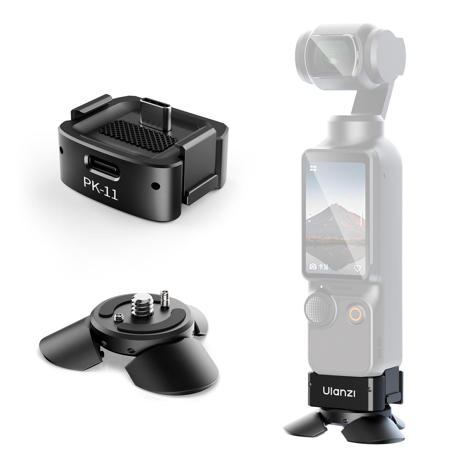 Ulanzi Pocket 3 Mini Tripod Base Charging Base with Port and Screw Tabletop Mini Camera Compatible with Pocket Compact and Lightweight Set, Type-C чорний
Ulanzi Pocket 3 Mini Tripod Base Charging Base with Port and Screw Tabletop Mini Camera Compatible with Pocket Compact and Lightweight Set, Type-C чорний