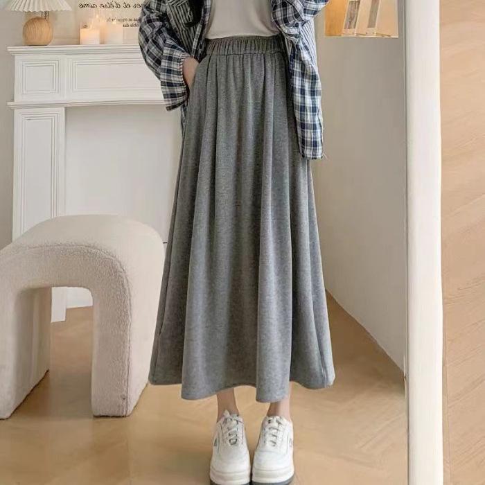 High-Waist Petite A-Line Skirt - Spring/Autumn Medium-Length Skirt with Good Drape 2XL
High-Waist Petite A-Line Skirt - Spring/Autumn Medium-Length Skirt with Good Drape 2XL