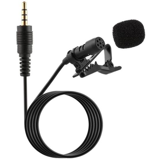 3.5mm Clip-on Lapel Free Wired Condenser Microphone Hands Mini Lavalier Mic
3.5mm Clip-on Lapel Free Wired Condenser Microphone Hands Mini Lavalier Mic