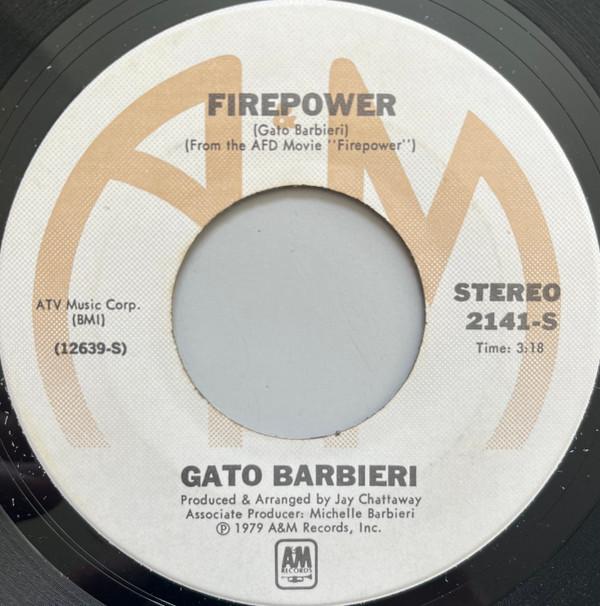 7inch Record GATO BARBIERI - Firepower / Lions Also Cry 2141S A&M Records 1979 US Jazz Used
7inch Record GATO BARBIERI - Firepower / Lions Also Cry 2141S A&M Records 1979 US Jazz Used