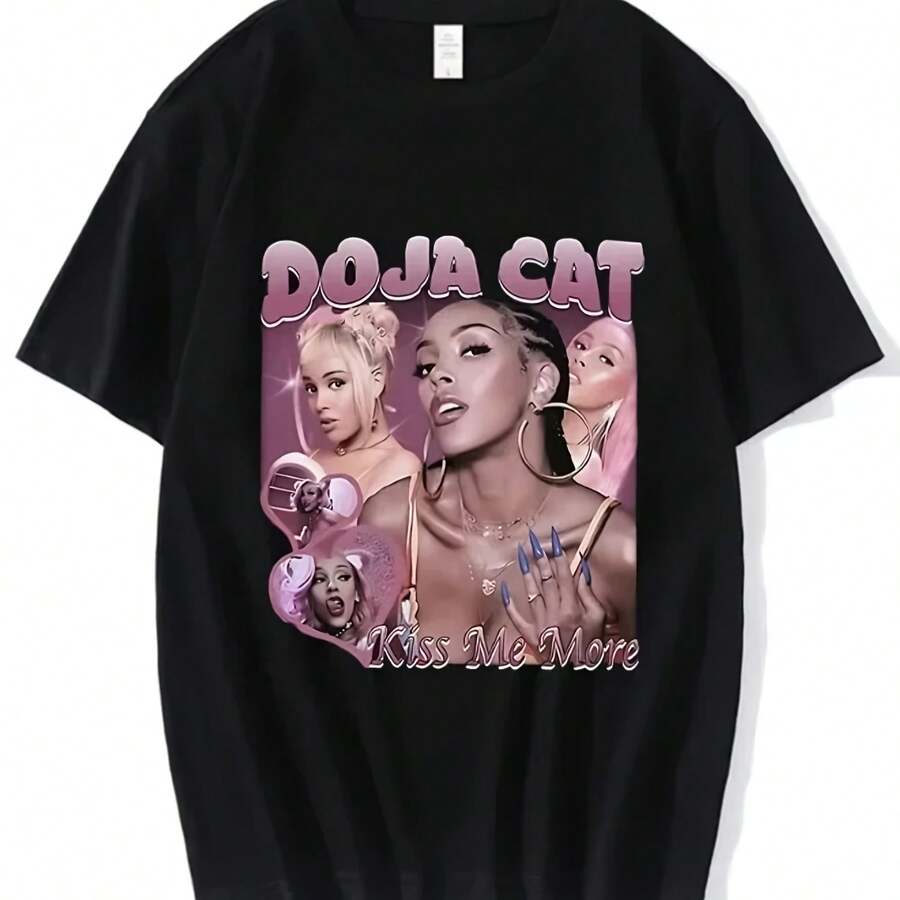 Doja Cat Kiss Me More Graphic T Shirt Unisex Women Clothing Fashion Harajuku TShirt Cotton Casual Short L
Doja Cat Kiss Me More Graphic T Shirt Unisex Women Clothing Fashion Harajuku TShirt Cotton Casual Short L