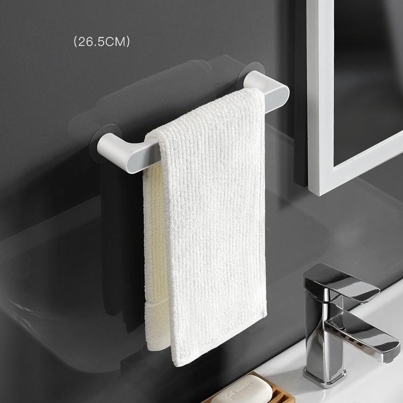 Adhesive Towel Rack Wall Mounted Punch-Free Towel Holder Hanger Bathroom Organizer Grey Short 26.5cm
Adhesive Towel Rack Wall Mounted Punch-Free Towel Holder Hanger Bathroom Organizer Grey Short 26.5cm
