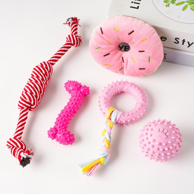 Pet Toy Interactive Dog Toy Plush Toy Five Piece Set One Size
Pet Toy Interactive Dog Toy Plush Toy Five Piece Set One Size