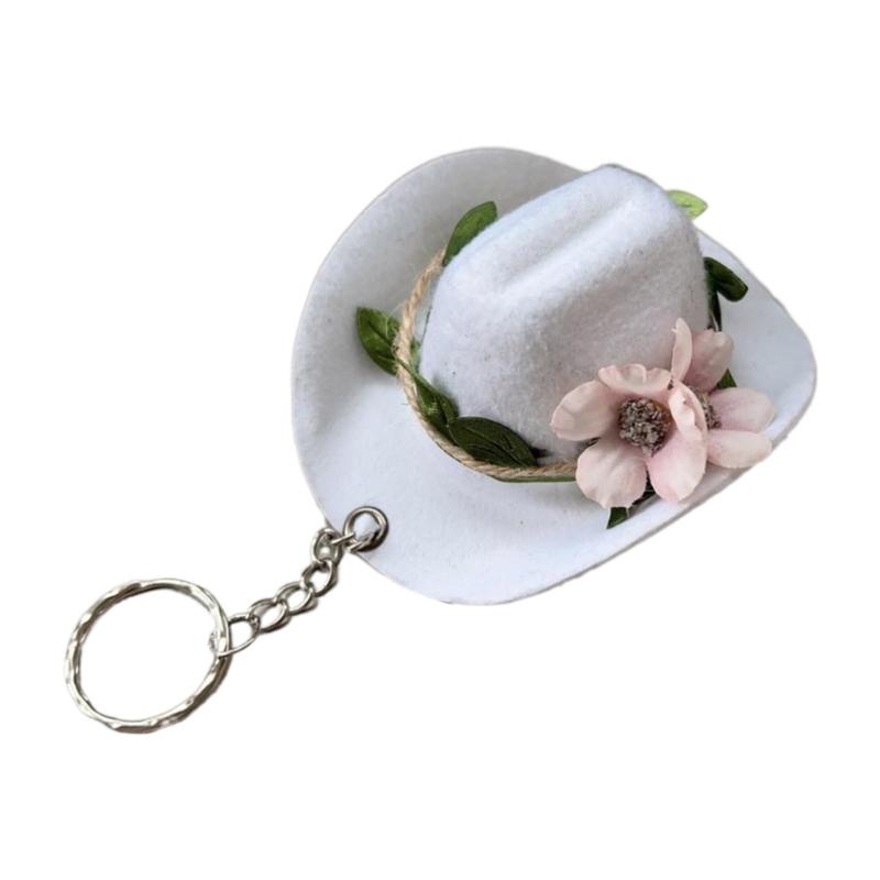 Stylish Flower Adorned Hat Key Holder Elegant Flower Adorned Hat Pendant Key Chain Sturdy Keychain for Fashion Lovers белый
Stylish Flower Adorned Hat Key Holder Elegant Flower Adorned Hat Pendant Key Chain Sturdy Keychain for Fashion Lovers белый