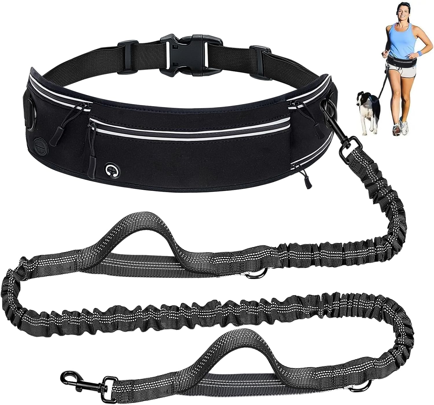 Waist Dog Hands Free Dogs Leash, Waist Running Leash with Zipper, Walking Pouch for Dog Walking, Reflective Dual Padded Handles One Size чёрный
Waist Dog Hands Free Dogs Leash, Waist Running Leash with Zipper, Walking Pouch for Dog Walking, Reflective Dual Padded Handles One Size чёрный