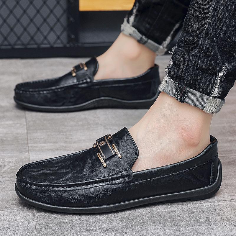 Doudou shoes men s spring new lazy trend 2024 driving soft-soled casual leather shoes one pedal men s loafers 39
Doudou shoes men s spring new lazy trend 2024 driving soft-soled casual leather shoes one pedal men s loafers 39