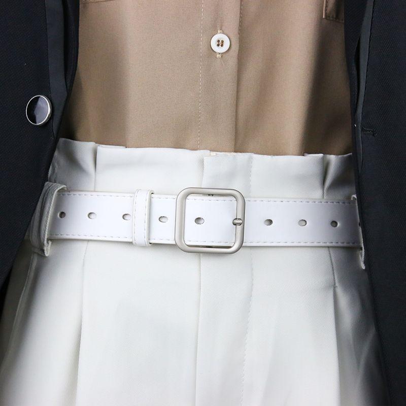 Неподвластный времени универсальный женский пояс из искусственной кожи для легкого стиля, комфорта и White 3.2
Неподвластный времени универсальный женский пояс из искусственной кожи для легкого стиля, комфорта и White 3.2