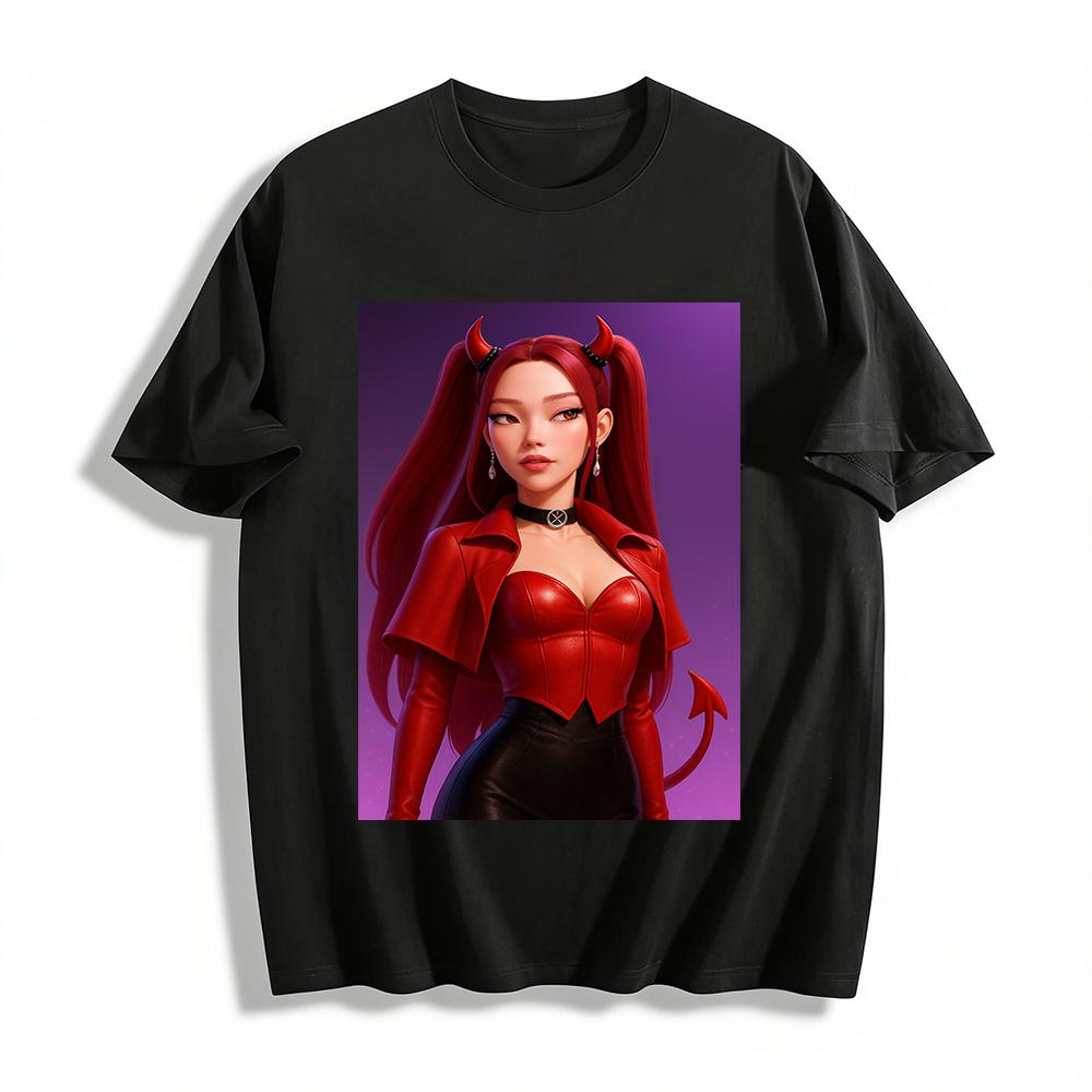 Cool Devil Red Hair Girl Print Long Sleeve Top Trendy Niche Street Style Bottoming Shirt Pure cotton T-shirt XXS
Cool Devil Red Hair Girl Print Long Sleeve Top Trendy Niche Street Style Bottoming Shirt Pure cotton T-shirt XXS