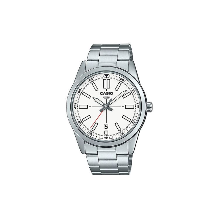 Casio Standard Series Pointer Display Watch Simple Fashion Classic Casual Date Display Quartz Movement Stainless Steel Strap Men watches MTP-VD02D-7E White Dial
Casio Standard Series Pointer Display Watch Simple Fashion Classic Casual Date Display Quartz Movement Stainless Steel Strap Men watches MTP-VD02D-7E White Dial
