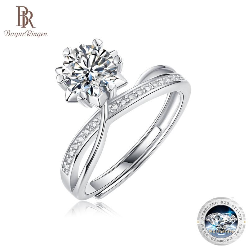 Bague Ringen S925 Серебро Набор 1 карат Муассанит Звездный Свет Снежинка Тематическая Серия Может Открыть Регулируемое Кольцо Ювелирные Изделия
Bague Ringen S925 Серебро Набор 1 карат Муассанит Звездный Свет Снежинка Тематическая Серия Может Открыть Регулируемое Кольцо Ювелирные Изделия