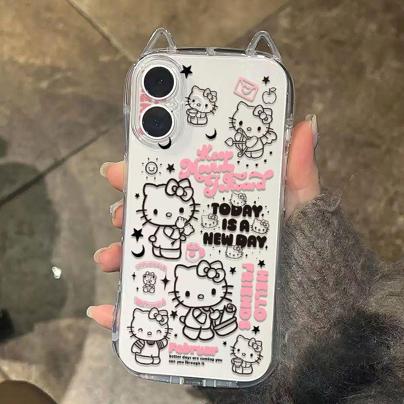 Transparent Cat Ears iPhone 17 Pro Max Case, Compatible with Models 13, 14, 15, and 16P iPhone 16 Plus
Transparent Cat Ears iPhone 17 Pro Max Case, Compatible with Models 13, 14, 15, and 16P iPhone 16 Plus