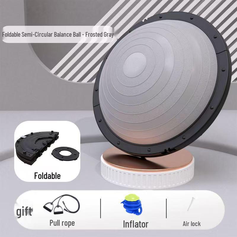 Thickened Explosion-Proof Half-Round Folding Fitness Yoga Balance Ball
Thickened Explosion-Proof Half-Round Folding Fitness Yoga Balance Ball