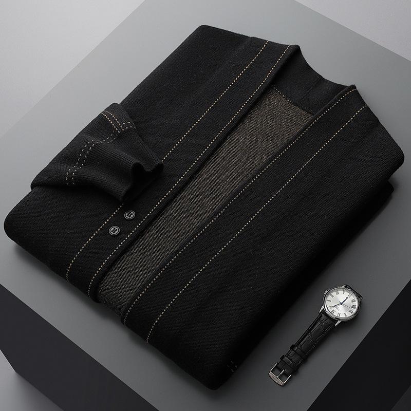 Мужской шерстяной кардиган с V-образным вырезом - Молодежный Business Casual, Свободная вязка, Большой размер, Кашемир, Весна/Осень XL
Мужской шерстяной кардиган с V-образным вырезом - Молодежный Business Casual, Свободная вязка, Большой размер, Кашемир, Весна/Осень XL